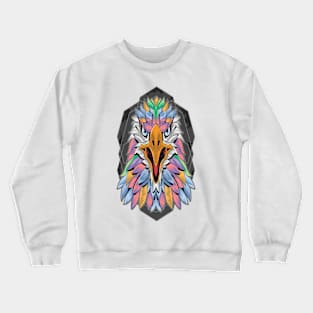 rainbow falcon t-shirt design Crewneck Sweatshirt